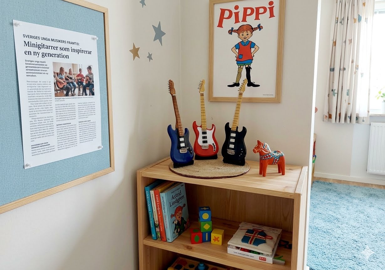 Mini guitar trio